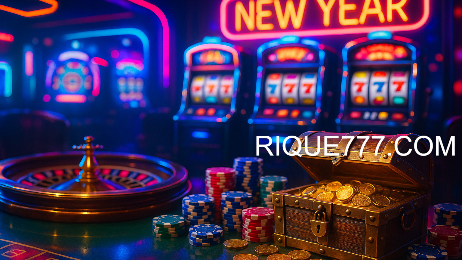 Promoções de Ano Novo no RIQUE777.COM